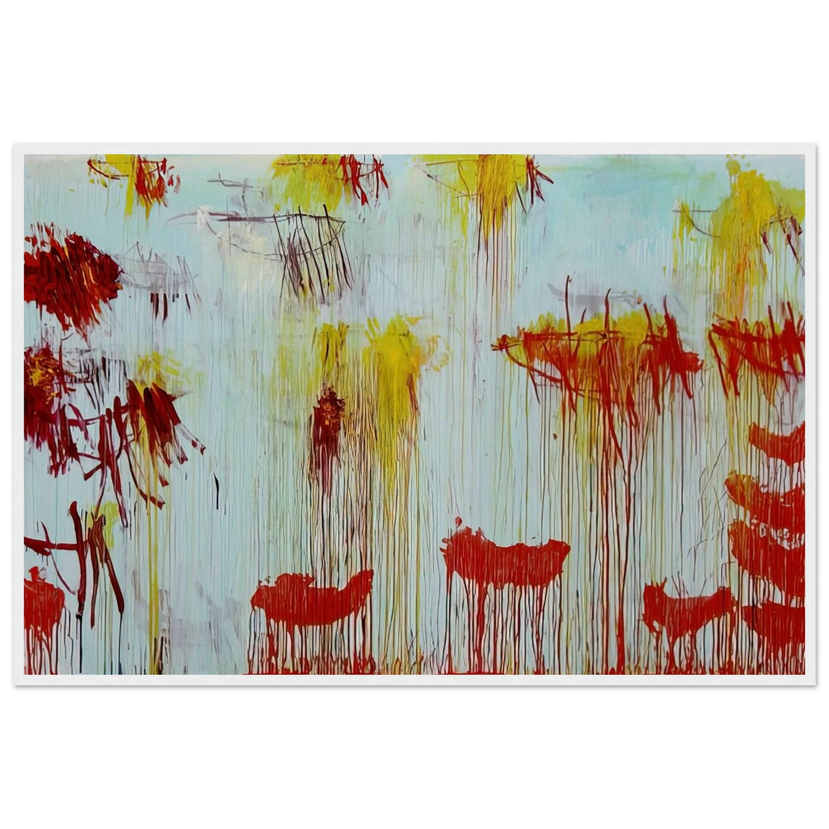 Lepanto, Part XI Framed Poster | Cy Twombly Framed Prints Wall Art | Cy Twombly Store