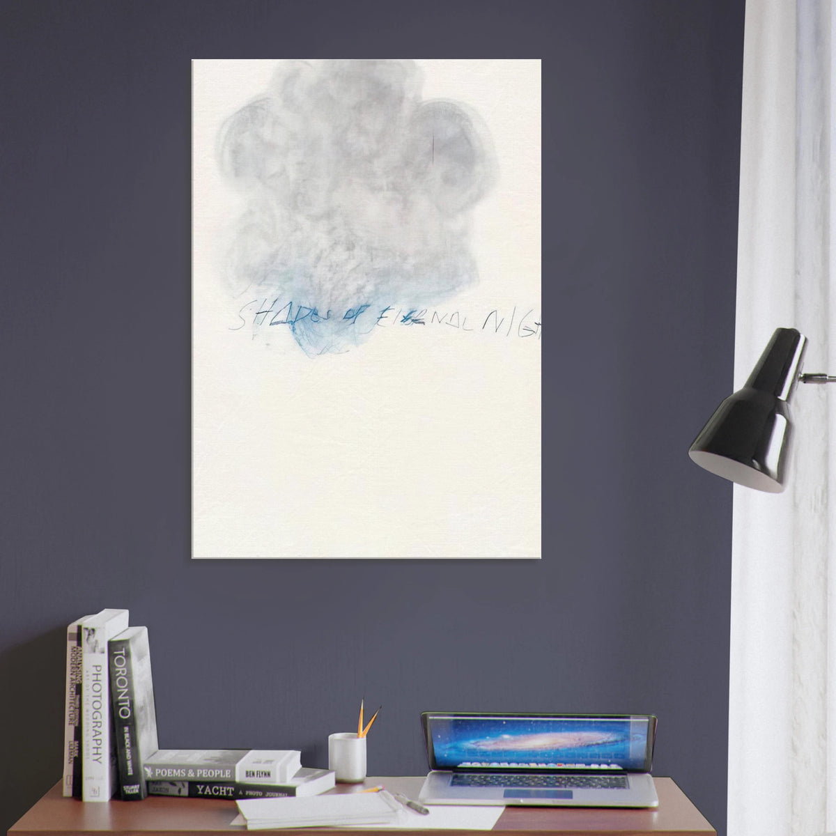 Fifty Days at Iliam. Shades of Eternal Night Canvas | Cy Twombly Canvas | Cy Twombly Store