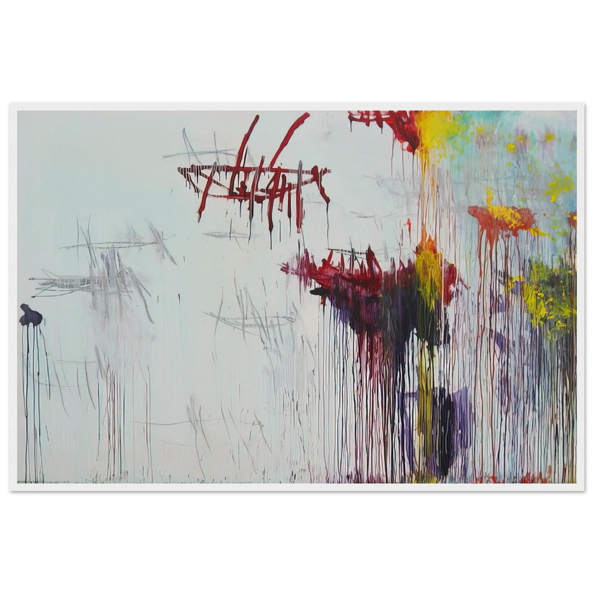Lepanto, Part VI Framed Poster | Cy Twombly Framed Prints Wall Art | Cy Twombly Store
