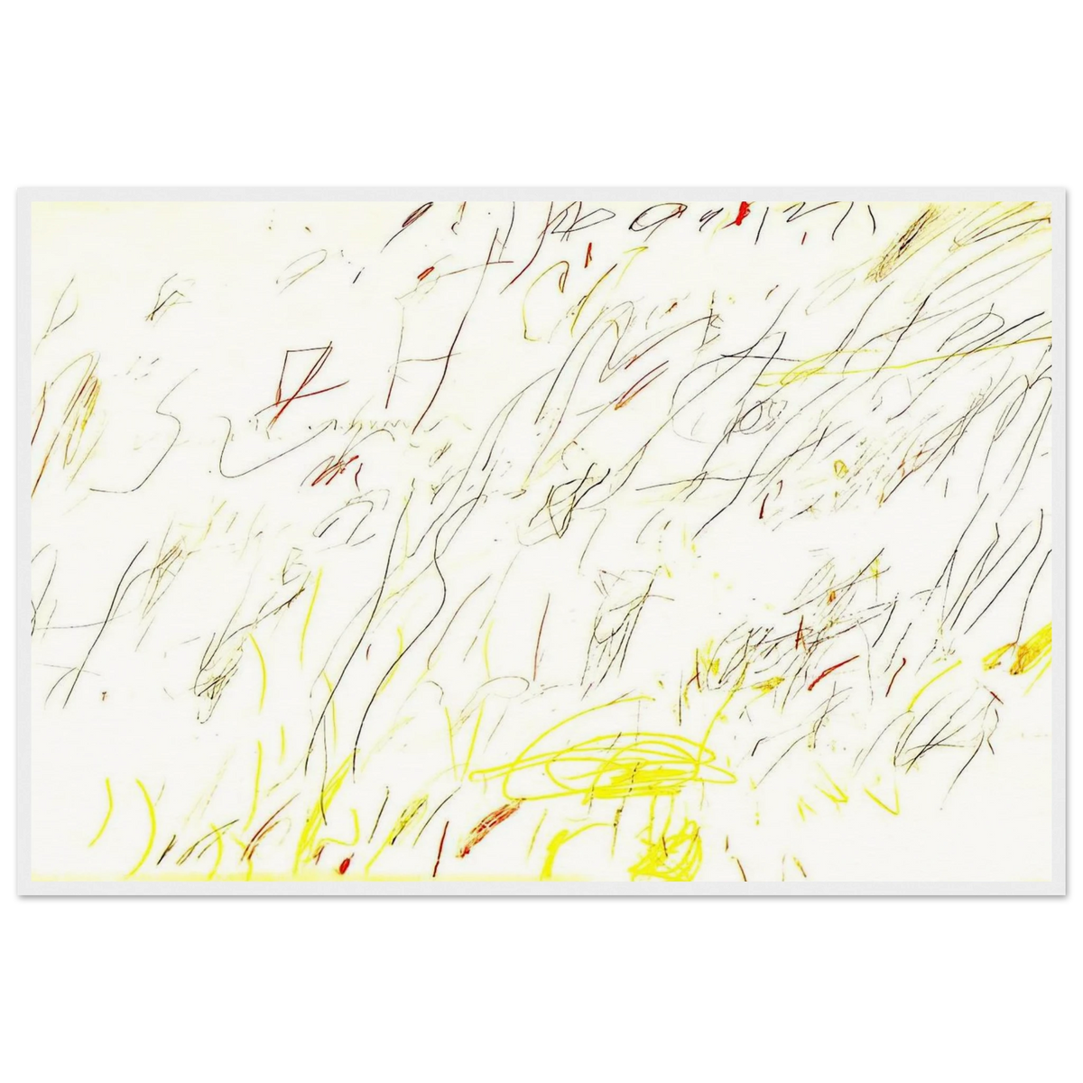 Blue Room Framed Poster | Cy Twombly Framed Prints Wall Art | Cy Twombly Store