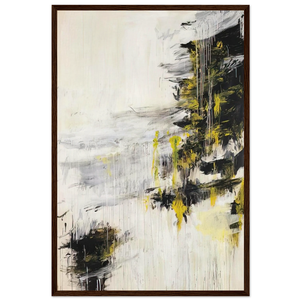 Quattro Stagioni II. Inverno Framed Poster | Cy Twombly Framed Prints Wall Art | Cy Twombly Store