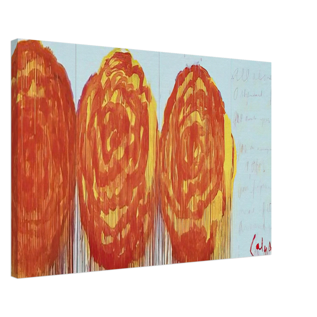 The Rose  II  Canvas | Cy Twombly Canvas | Cy Twombly Store