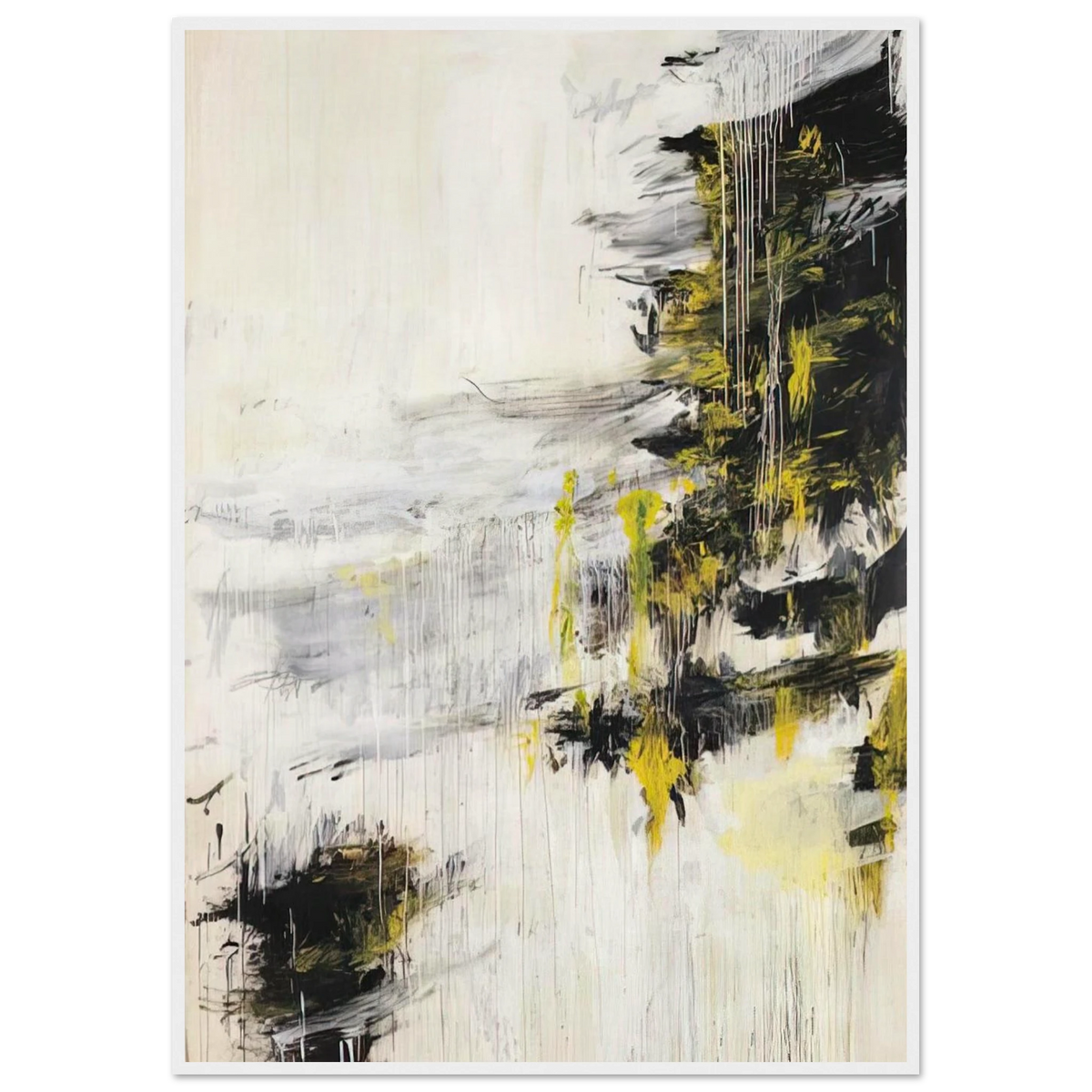 Quattro Stagioni II. Inverno Framed Poster | Cy Twombly Framed Prints Wall Art | Cy Twombly Store