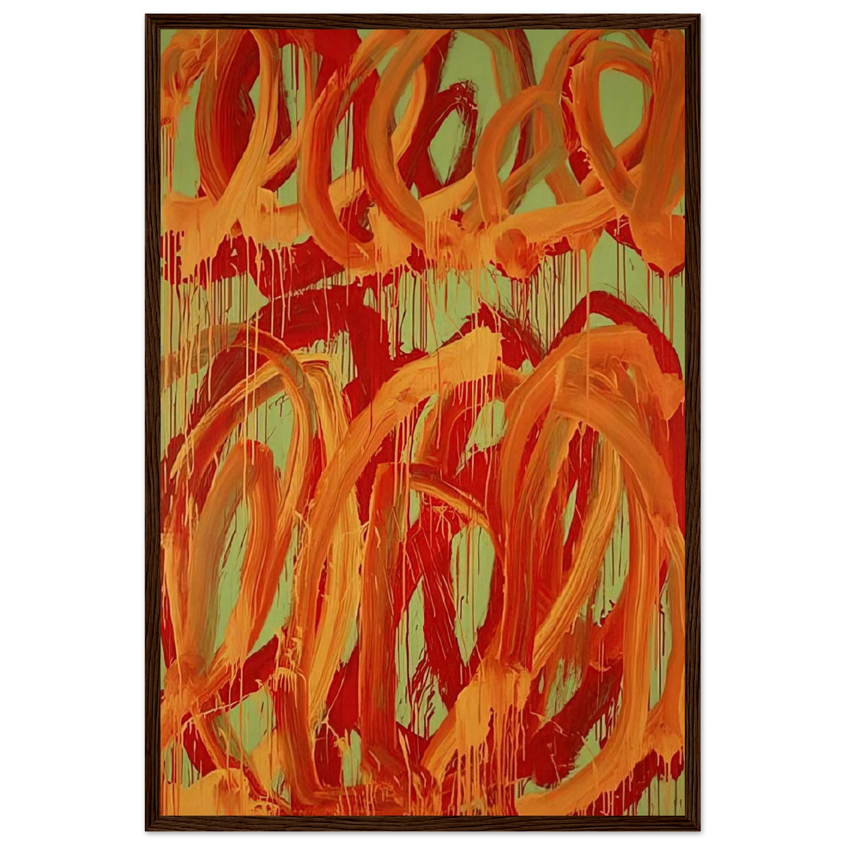 Camino Real  IV  Framed Poster | Cy Twombly Framed Prints Wall Art | Cy Twombly Store