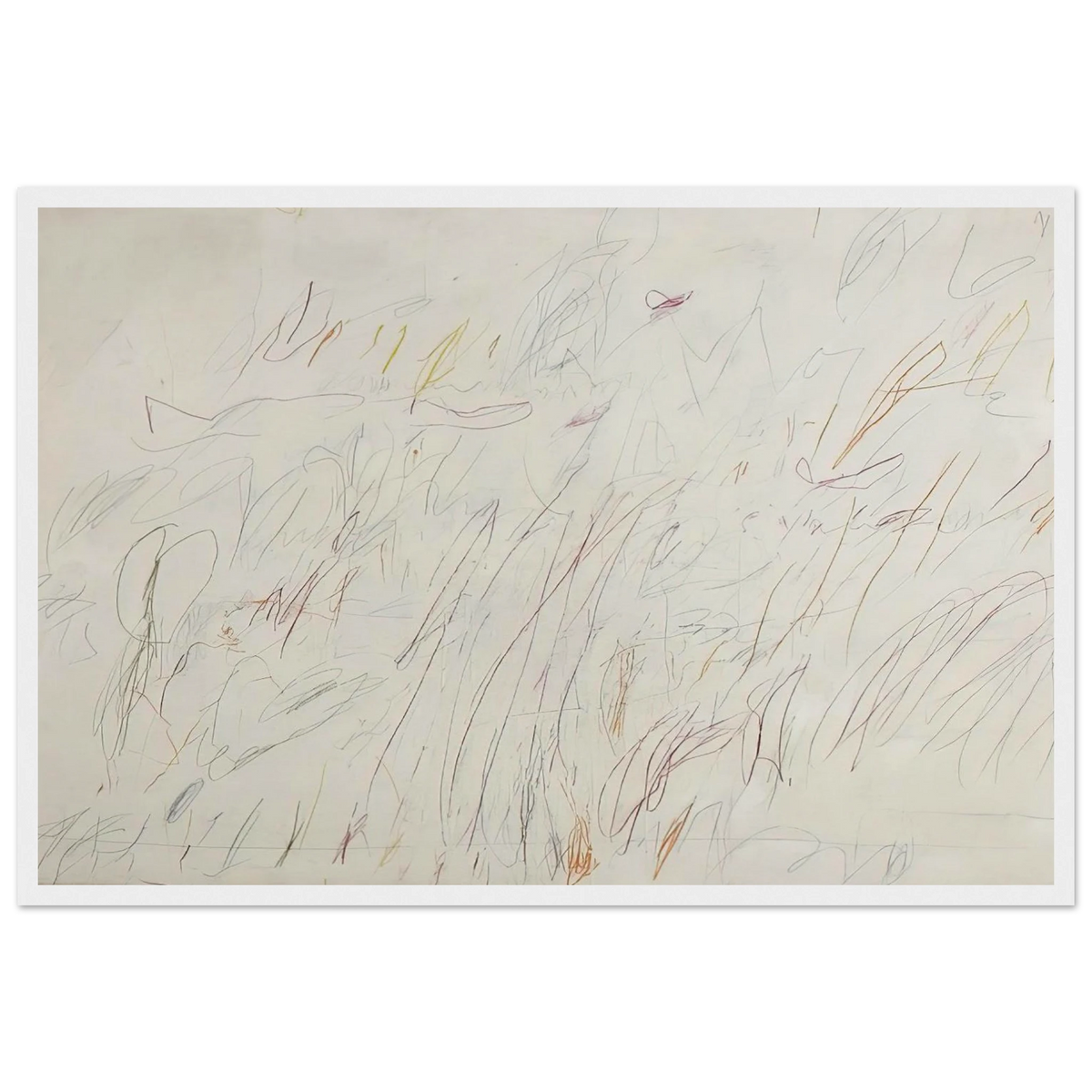 Sunset Framed Poster | Cy Twombly Framed Prints Wall Art | Cy Twombly Store