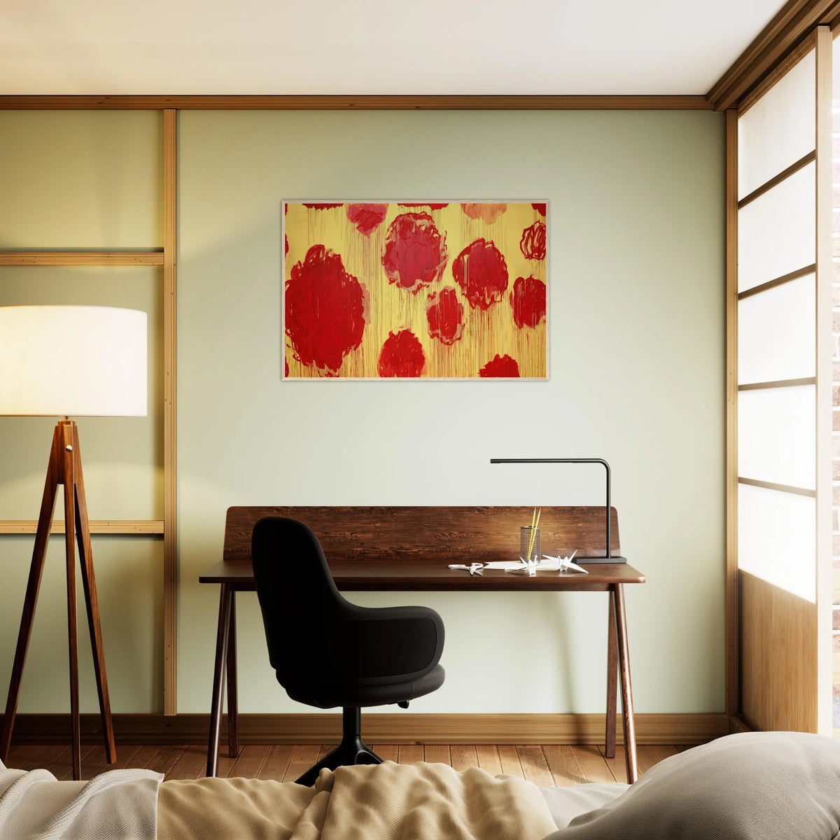 Untitled  Peonias series  Framed Poster | Cy Twombly Framed Prints Wall Art | Cy Twombly Store
