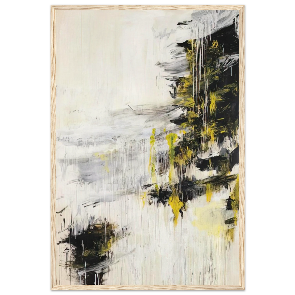 Quattro Stagioni II. Inverno Framed Poster | Cy Twombly Framed Prints Wall Art | Cy Twombly Store