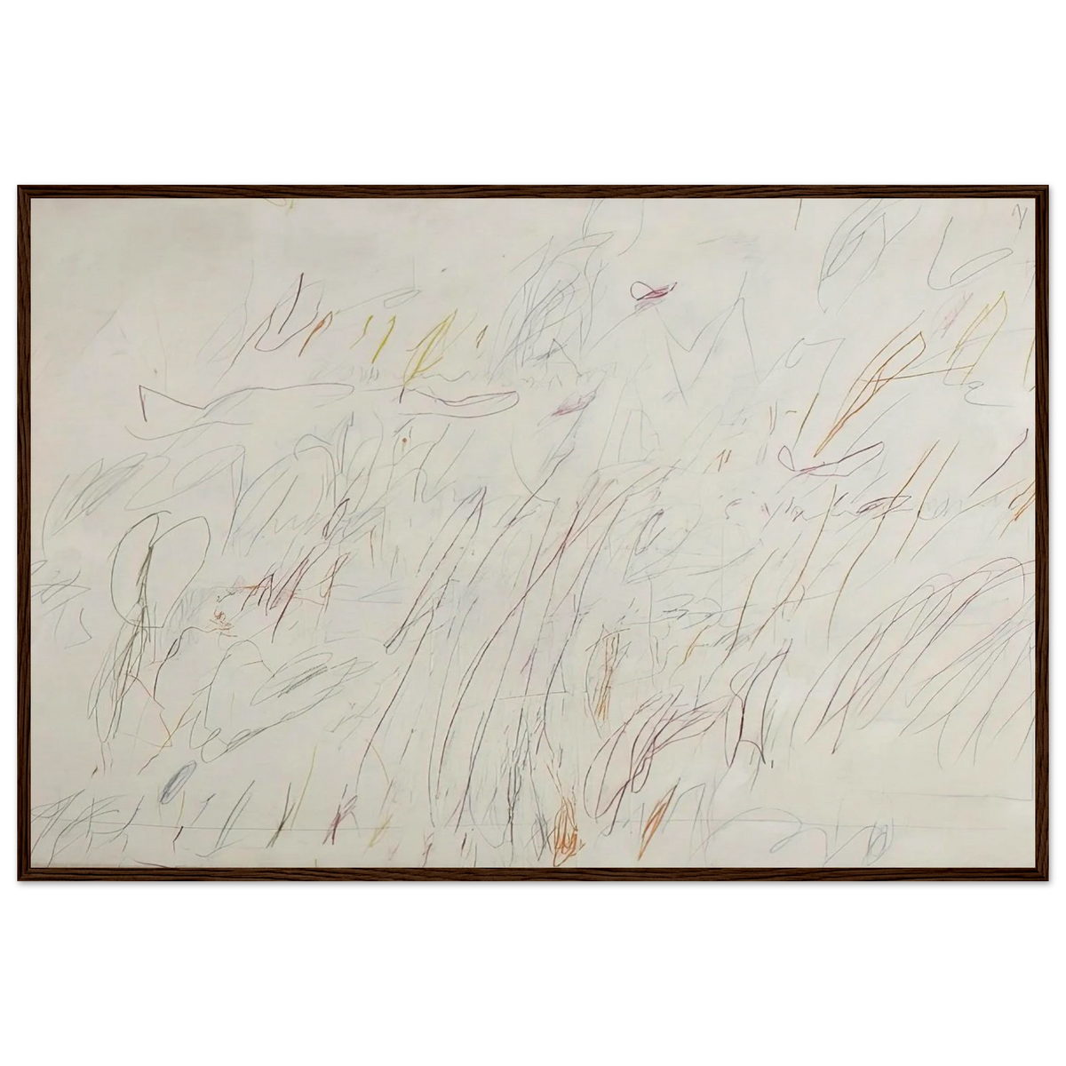 Sunset Framed Poster | Cy Twombly Framed Prints Wall Art | Cy Twombly Store