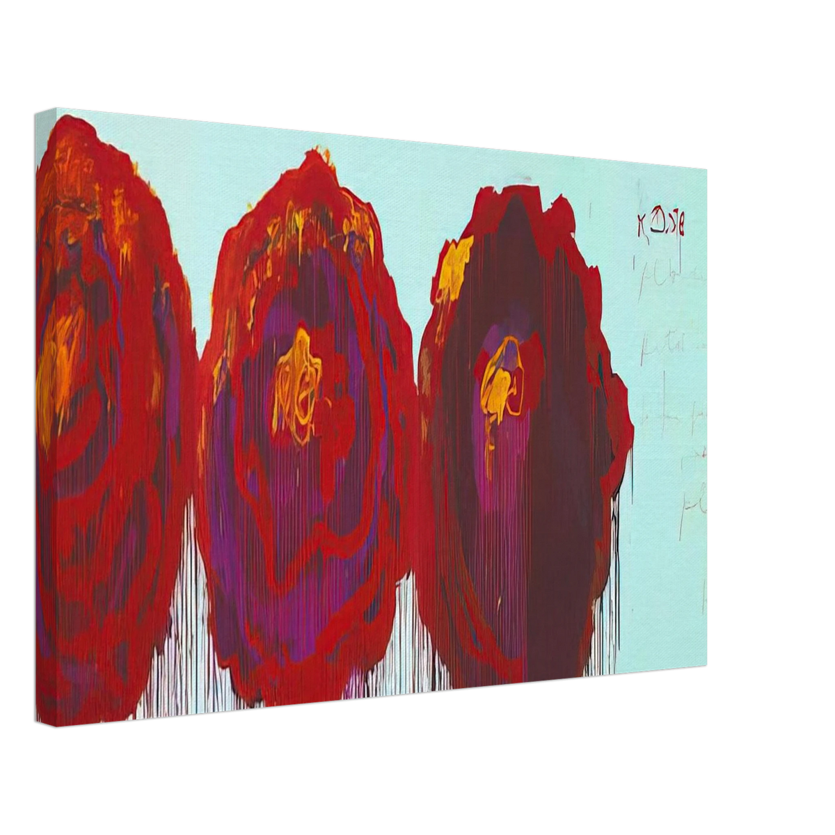 The Rose  IV  Canvas | Cy Twombly Canvas | Cy Twombly Store