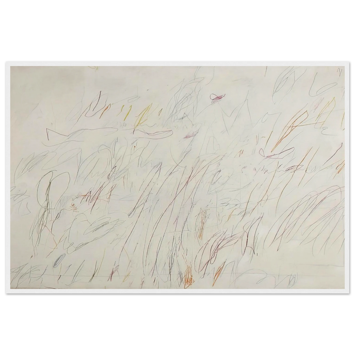 Sunset Framed Poster | Cy Twombly Framed Prints Wall Art | Cy Twombly Store