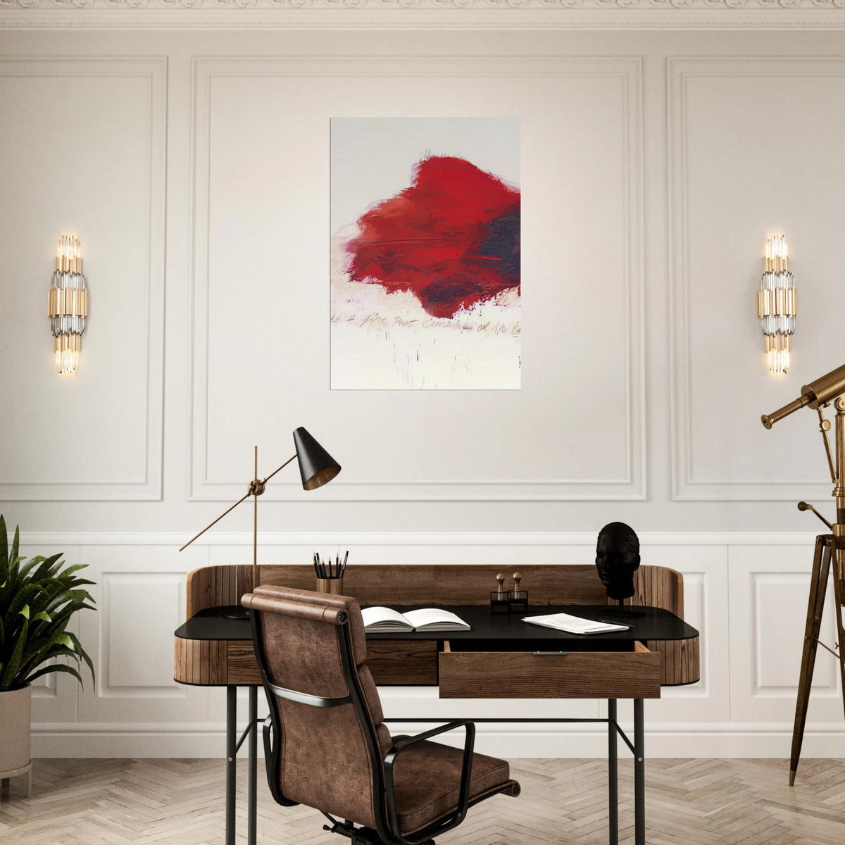Fifty Days at Iliam. The Fire that Consumes All before It Canvas | Cy Twombly Canvas | Cy Twombly Store