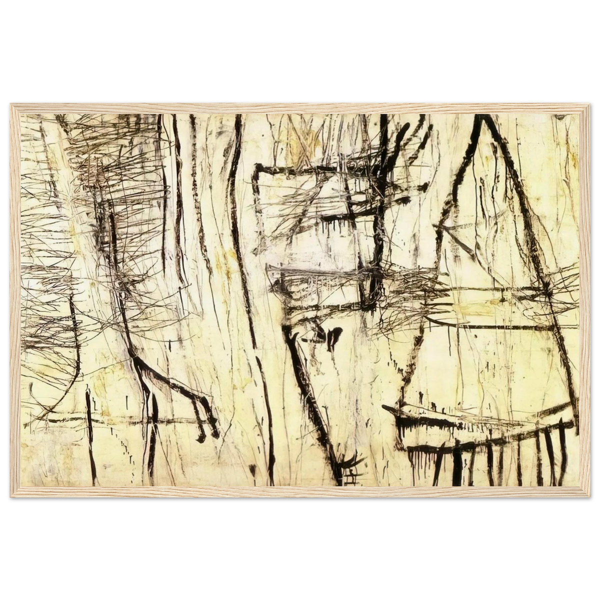 Tiznit Framed Poster | Cy Twombly Framed Prints Wall Art | Cy Twombly Store