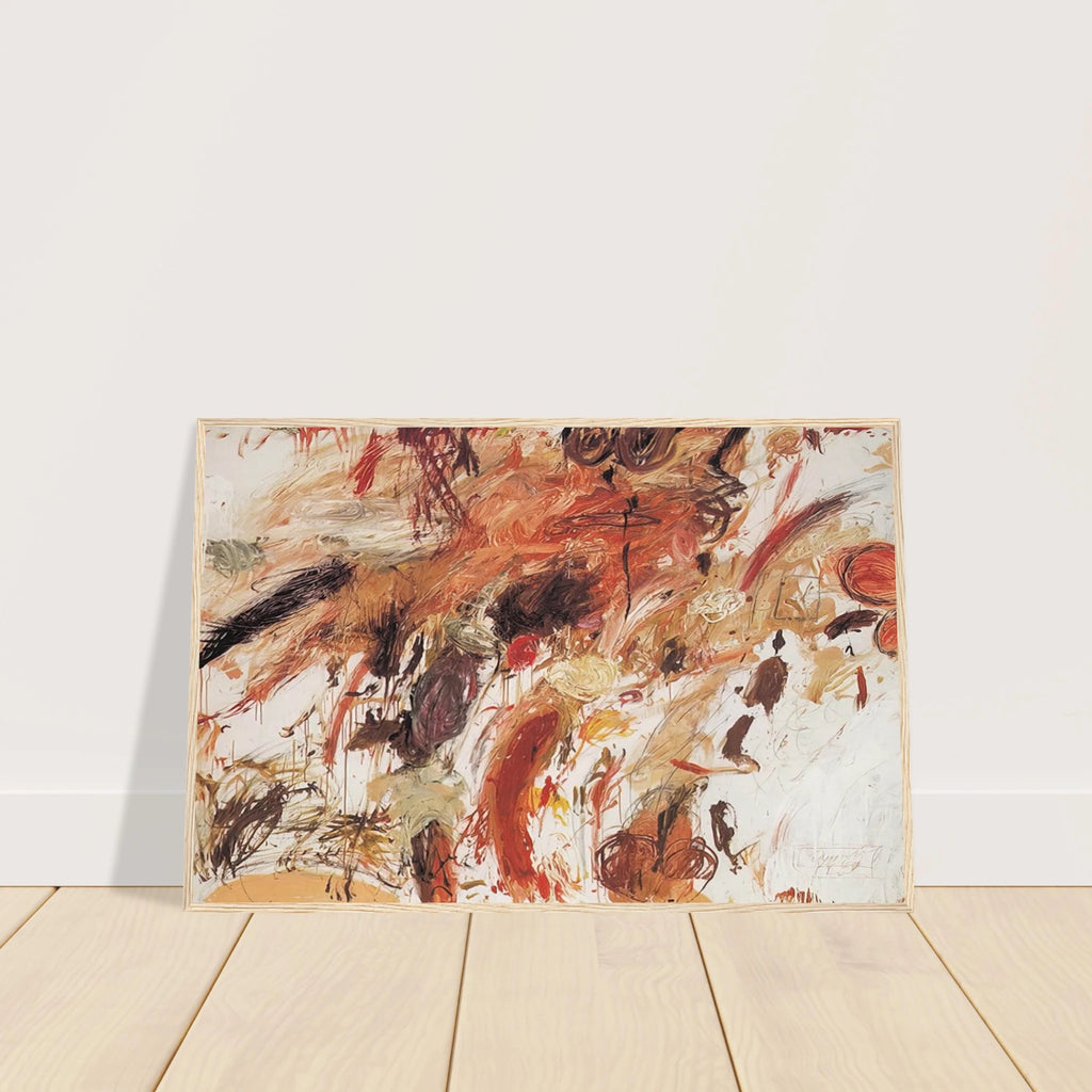 Ferragosto V Framed Poster | Cy Twombly Framed Prints Wall Art | Cy Twombly Store