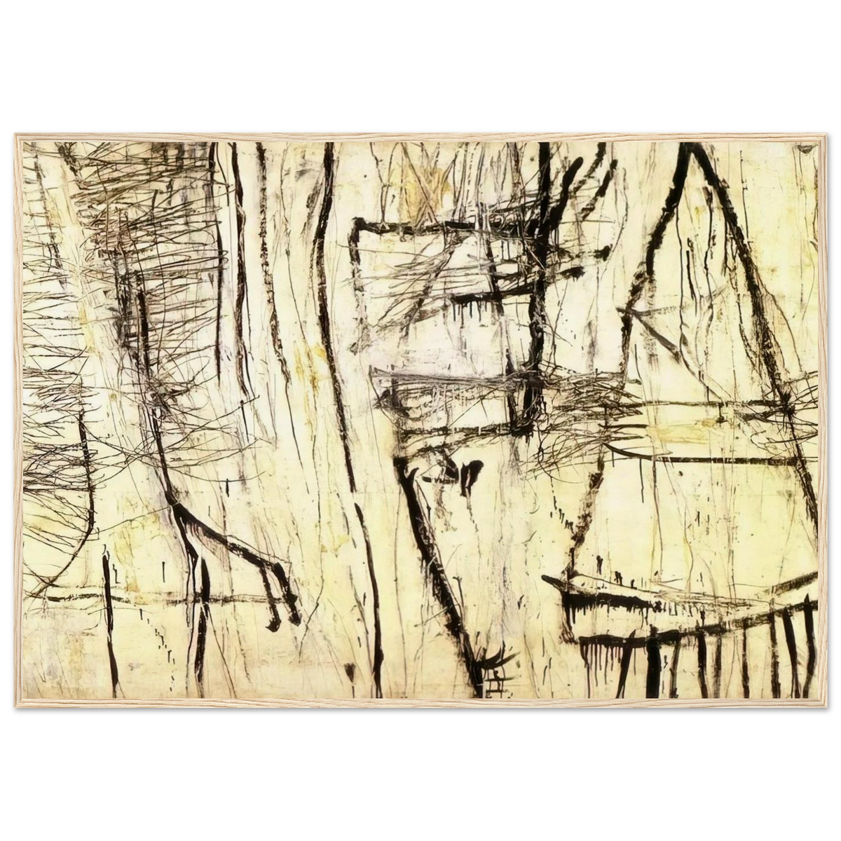 Tiznit Framed Poster | Cy Twombly Framed Prints Wall Art | Cy Twombly Store