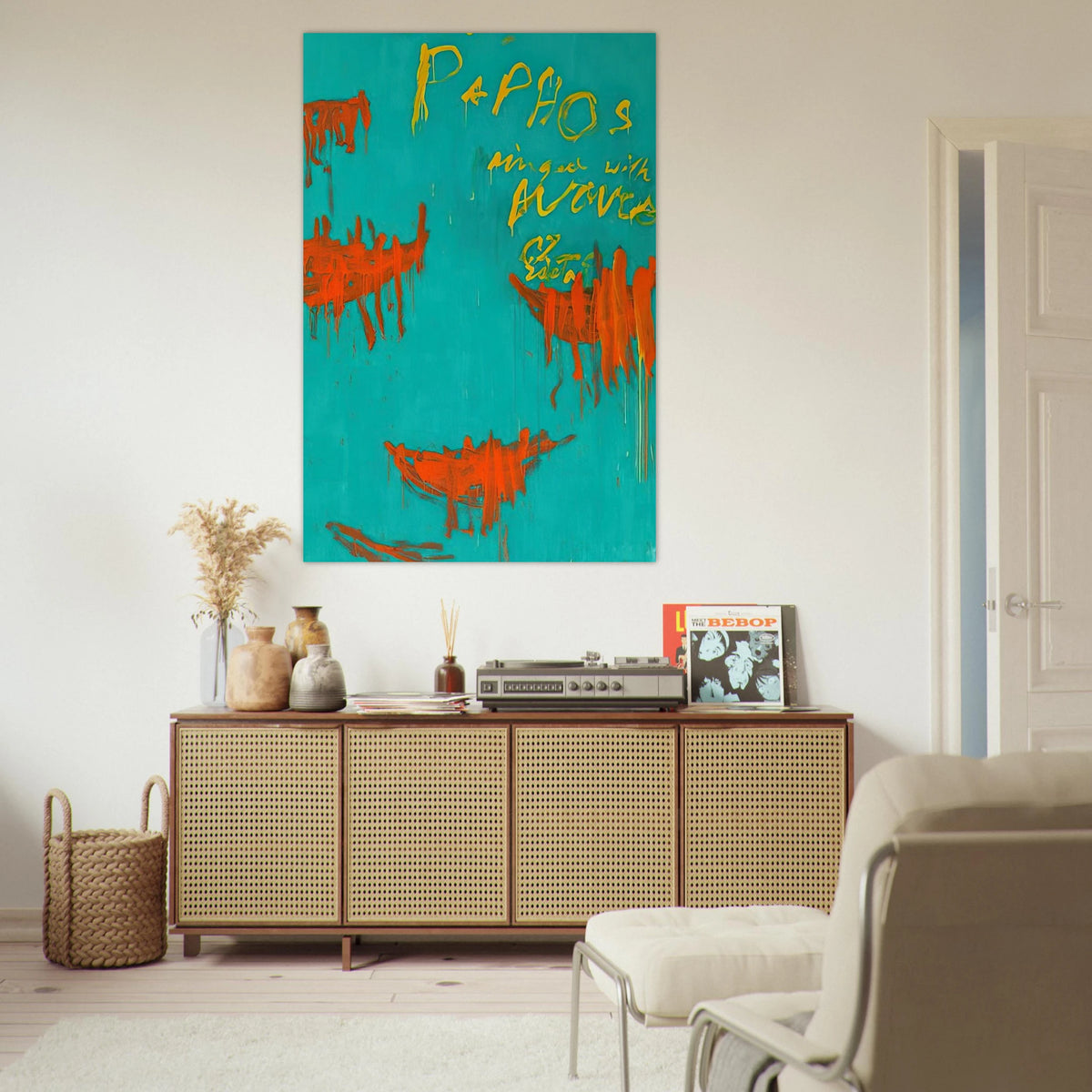 Leaving Paphos Ringed With Waves III Poster | Cy Twombly Poster | Cy Twombly Store