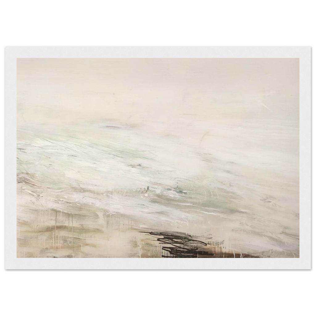 Hero and Leandro  A Painting in Four Parts  Part II Framed Poster | Cy Twombly Framed Prints Wall Art | Cy Twombly Store