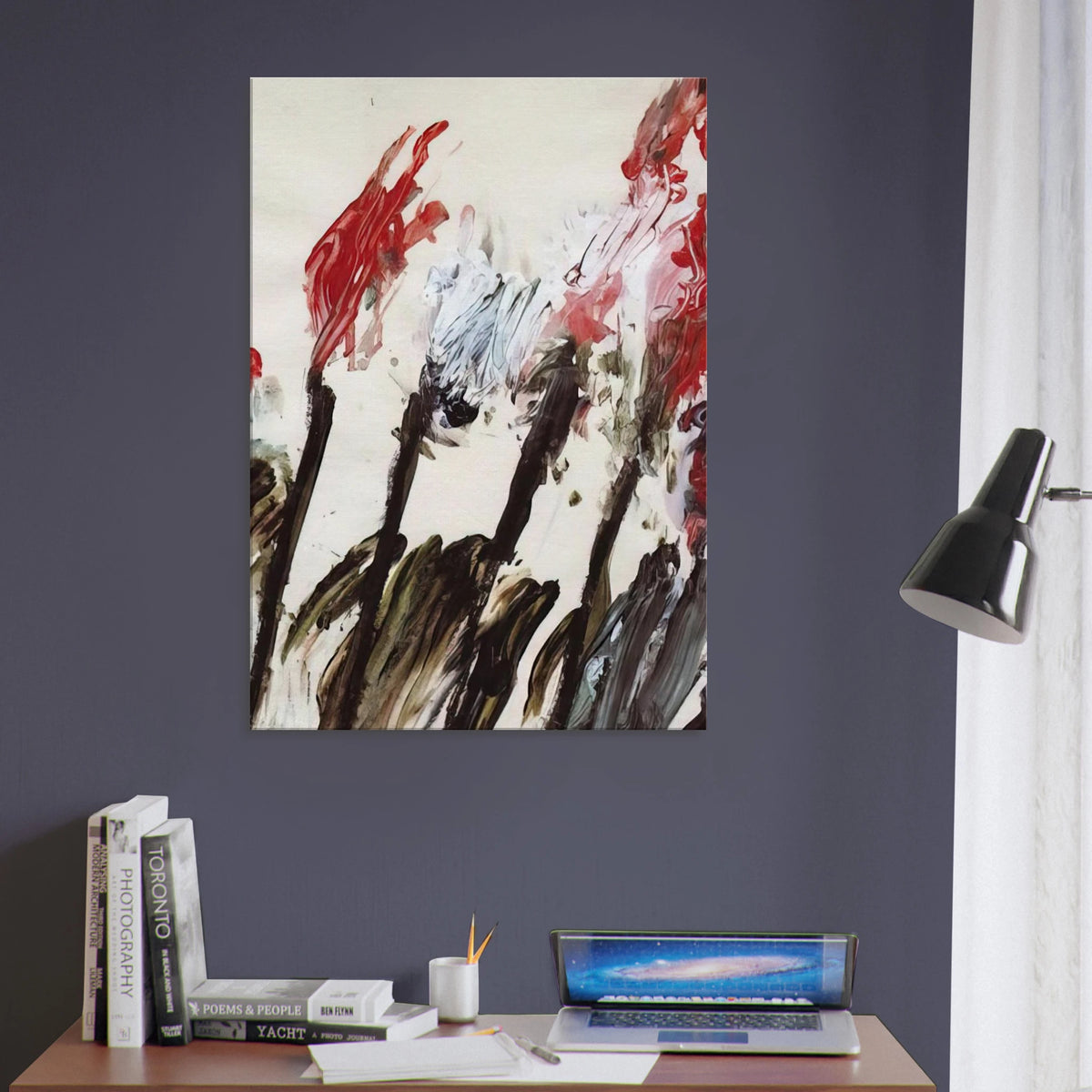Nicola's Irises Canvas | Cy Twombly Canvas | Cy Twombly Store