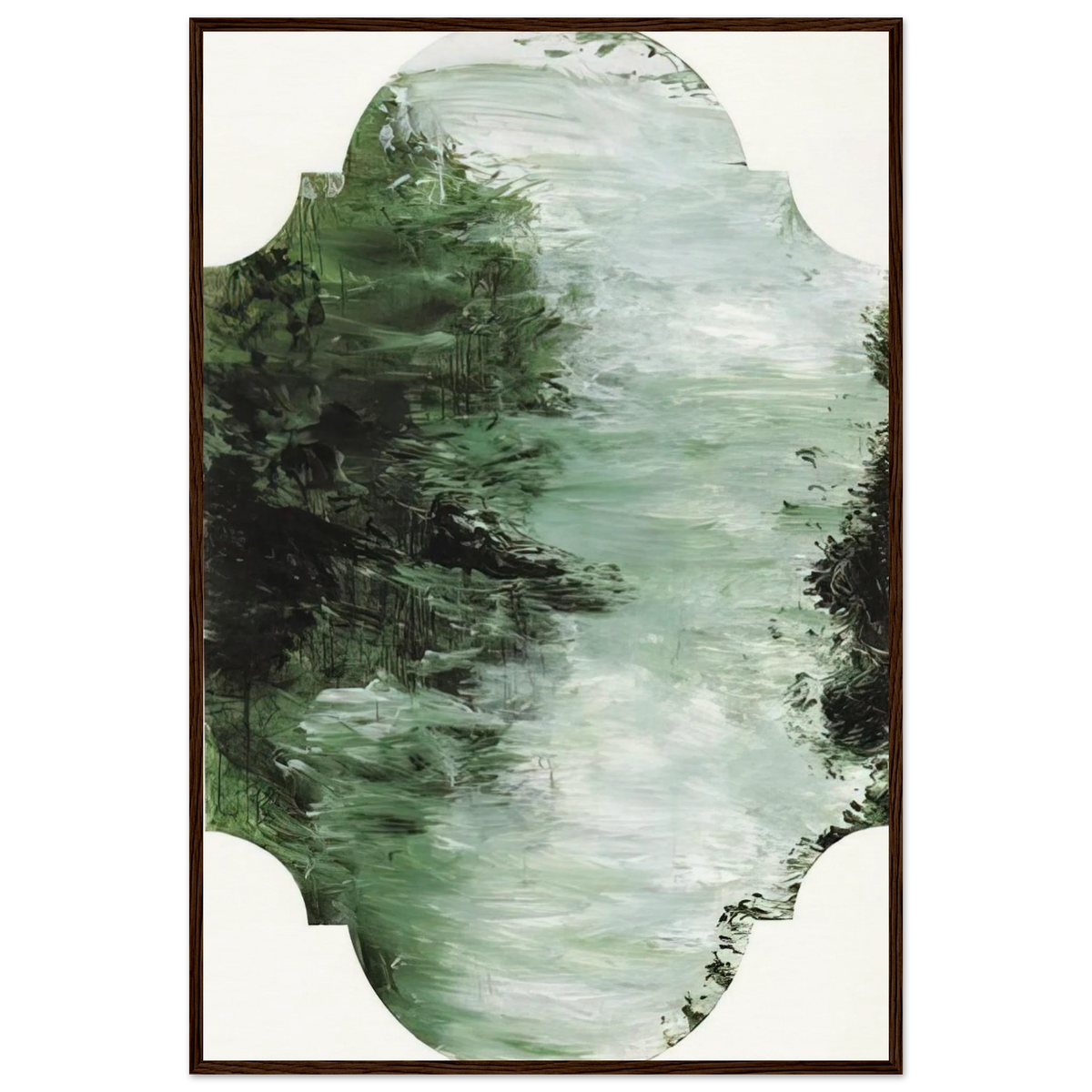 Untitled Part VI Framed Poster | Cy Twombly Framed Prints Wall Art | Cy Twombly Store