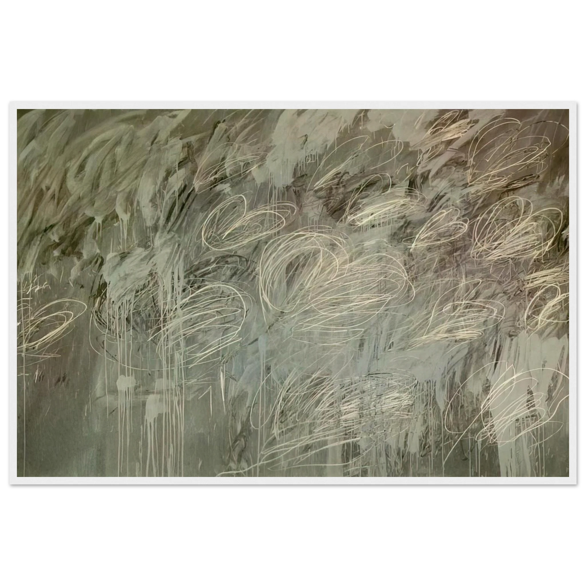 III Notes from Salalah,  Note II  Framed Poster | Cy Twombly Framed Prints Wall Art | Cy Twombly Store