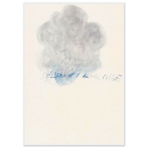 Fifty Days at Iliam. Shades of Eternal Night Framed Poster | Cy Twombly Framed Prints Wall Art | Cy Twombly Store