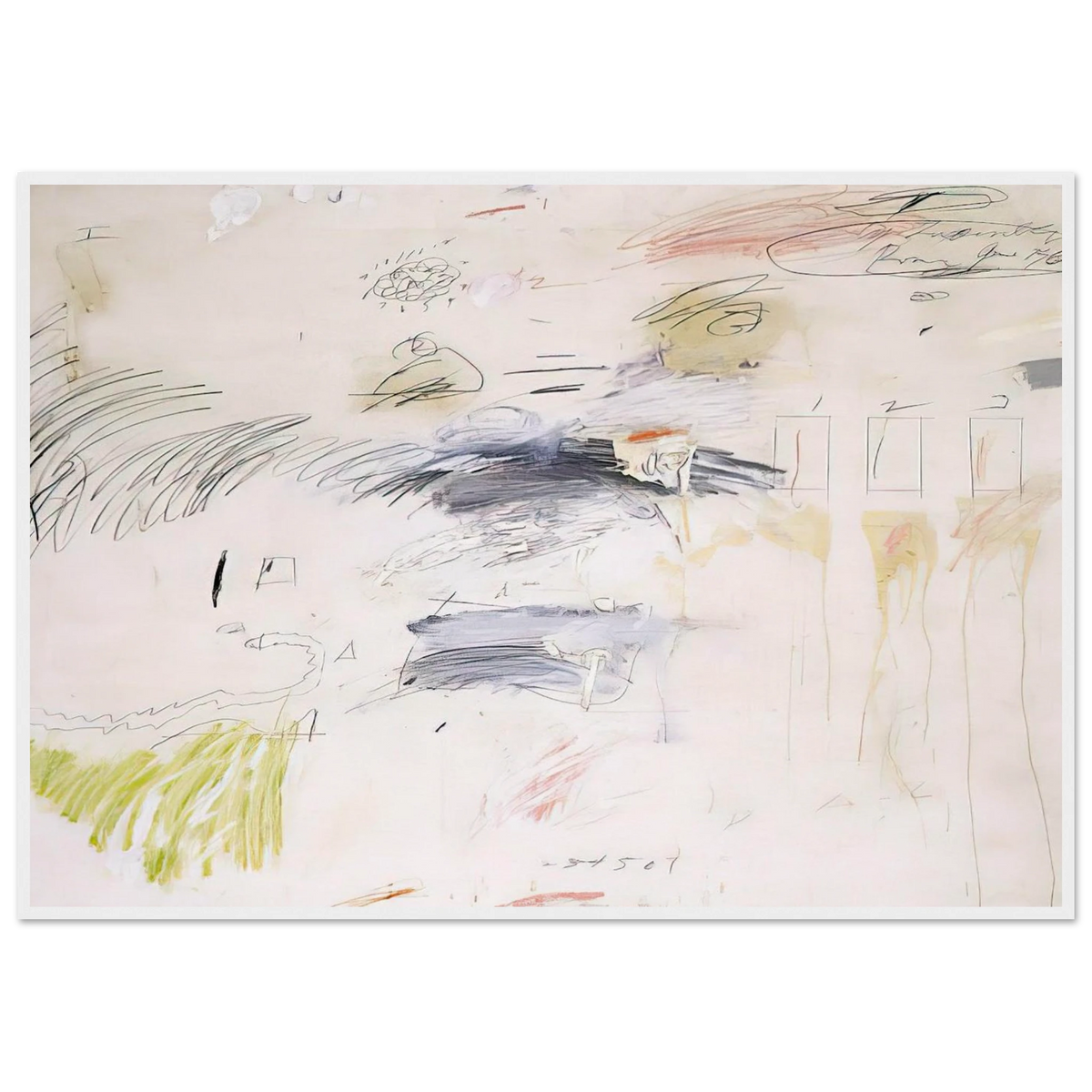 Untitled, Rome Framed Poster | Cy Twombly Framed Prints Wall Art | Cy Twombly Store