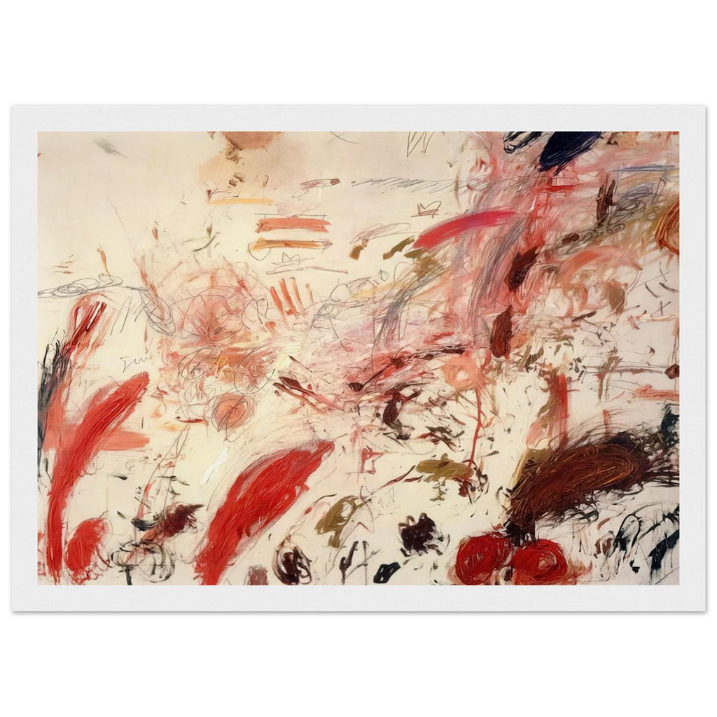 Ferragosto IV Framed Poster | Cy Twombly Framed Prints Wall Art | Cy Twombly Store