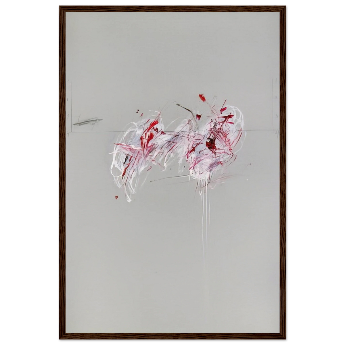 Nine Discourses on Commodus, Part II Framed Poster | Cy Twombly Framed Prints Wall Art | Cy Twombly Store
