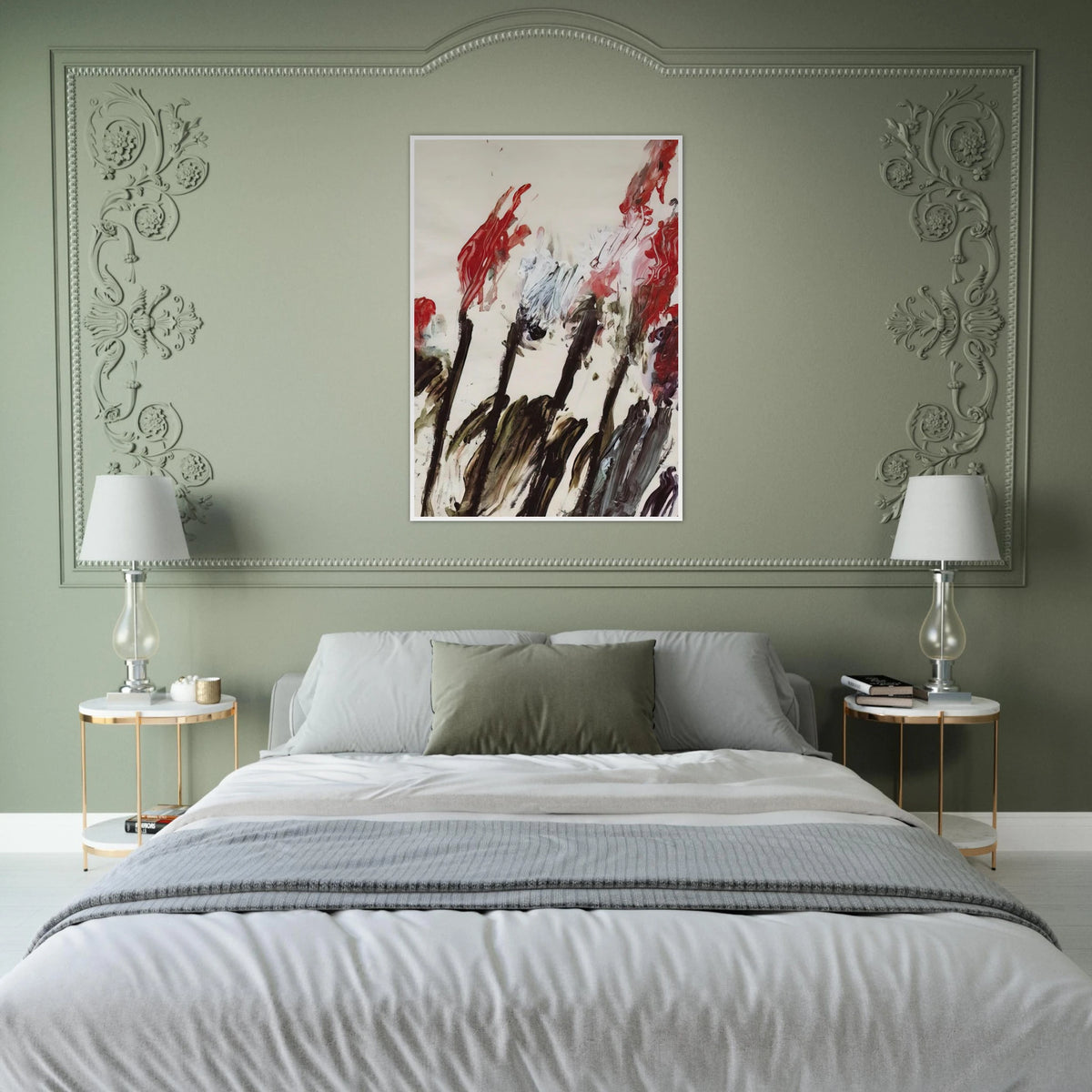 Nicola's Irises Framed Poster | Cy Twombly Framed Prints Wall Art | Cy Twombly Store