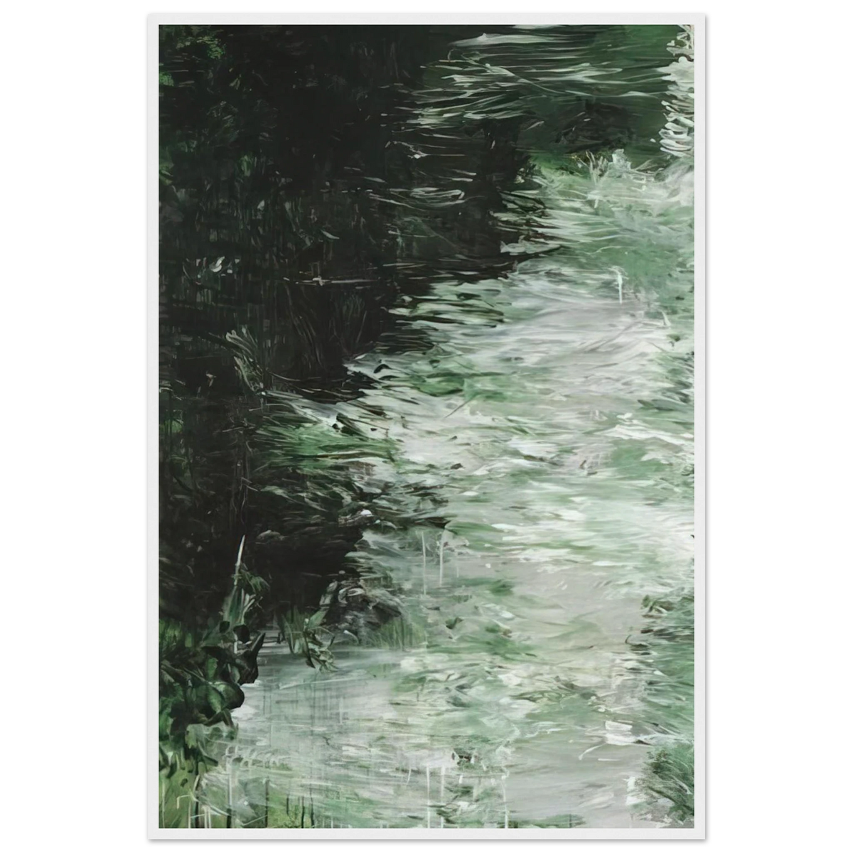 Untitled Part VII Framed Poster | Cy Twombly Framed Prints Wall Art | Cy Twombly Store