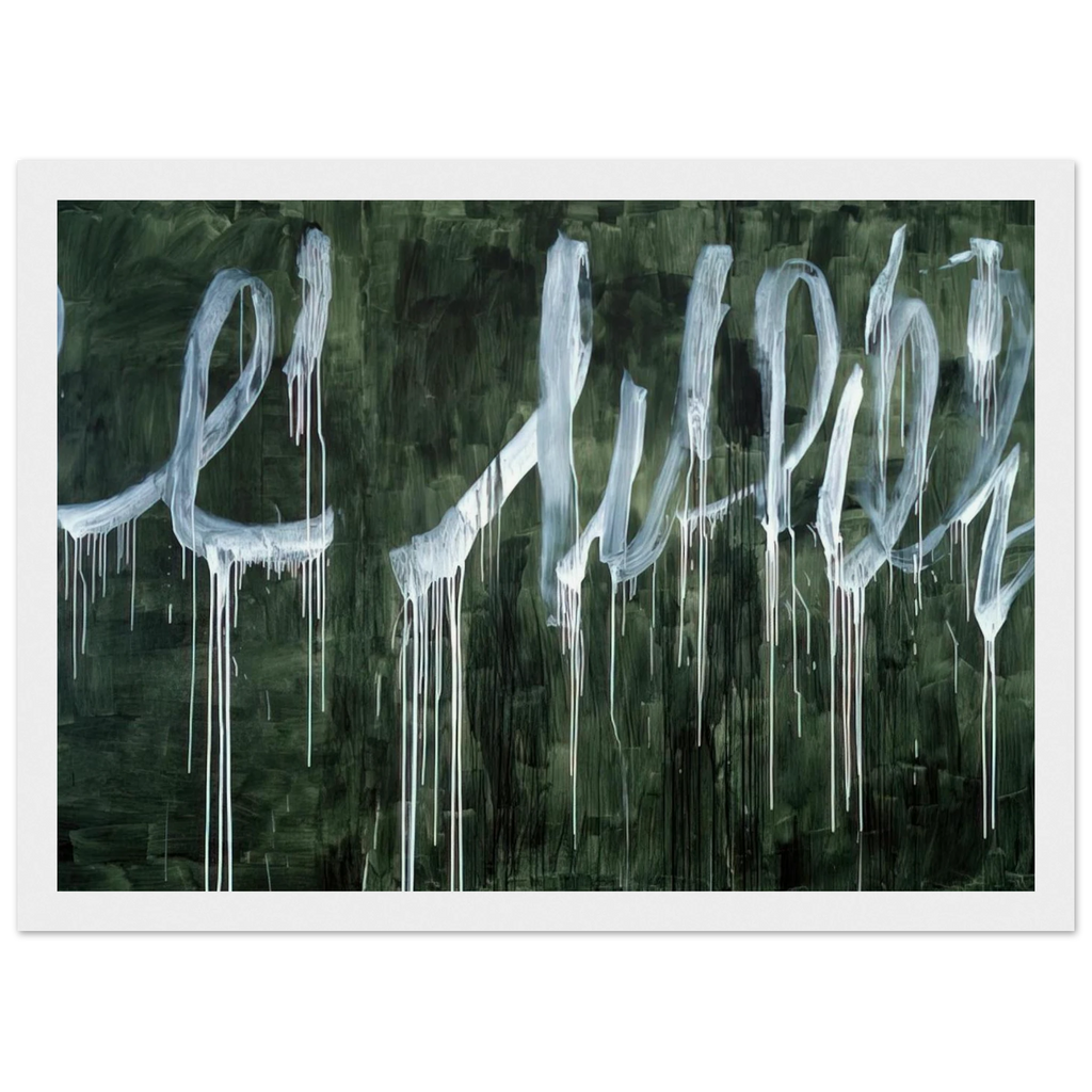 III Notes From Salalah  Note I  Framed Poster | Cy Twombly Framed Prints Wall Art | Cy Twombly Store