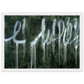 III Notes From Salalah  Note I  Framed Poster | Cy Twombly Framed Prints Wall Art | Cy Twombly Store