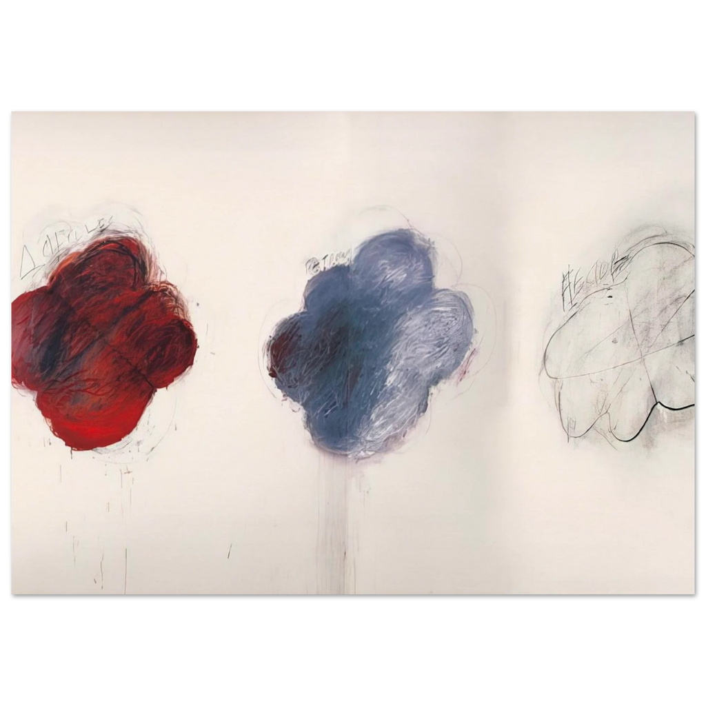 Fifty Days at Iliam. Shades of Achilles, Patroclus, and Hector Poster | Cy Twombly Poster | Cy Twombly Store