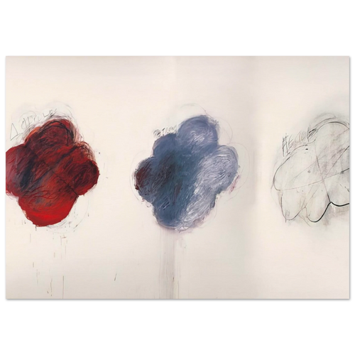 Fifty Days at Iliam. Shades of Achilles, Patroclus, and Hector Poster | Cy Twombly Poster | Cy Twombly Store