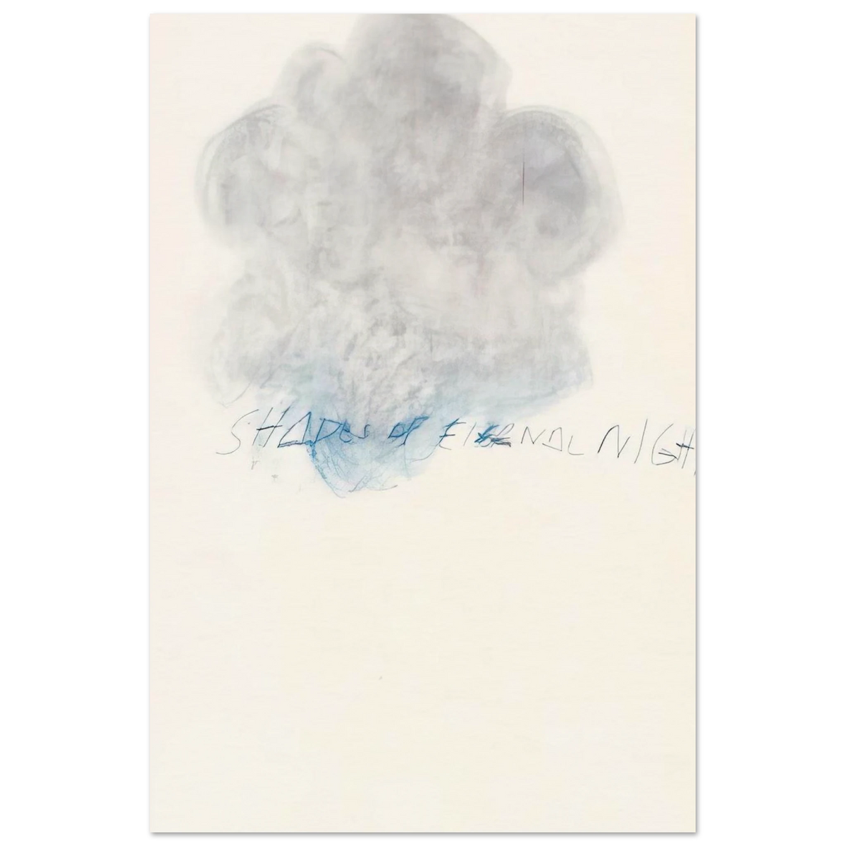 Fifty Days at Iliam. Shades of Eternal Night Poster | Cy Twombly Poster | Cy Twombly Store