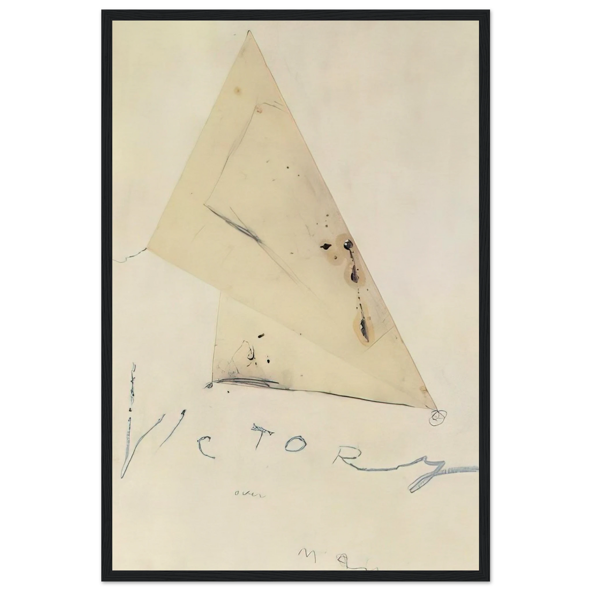 Victory Framed Poster | Cy Twombly Framed Prints Wall Art | Cy Twombly Store
