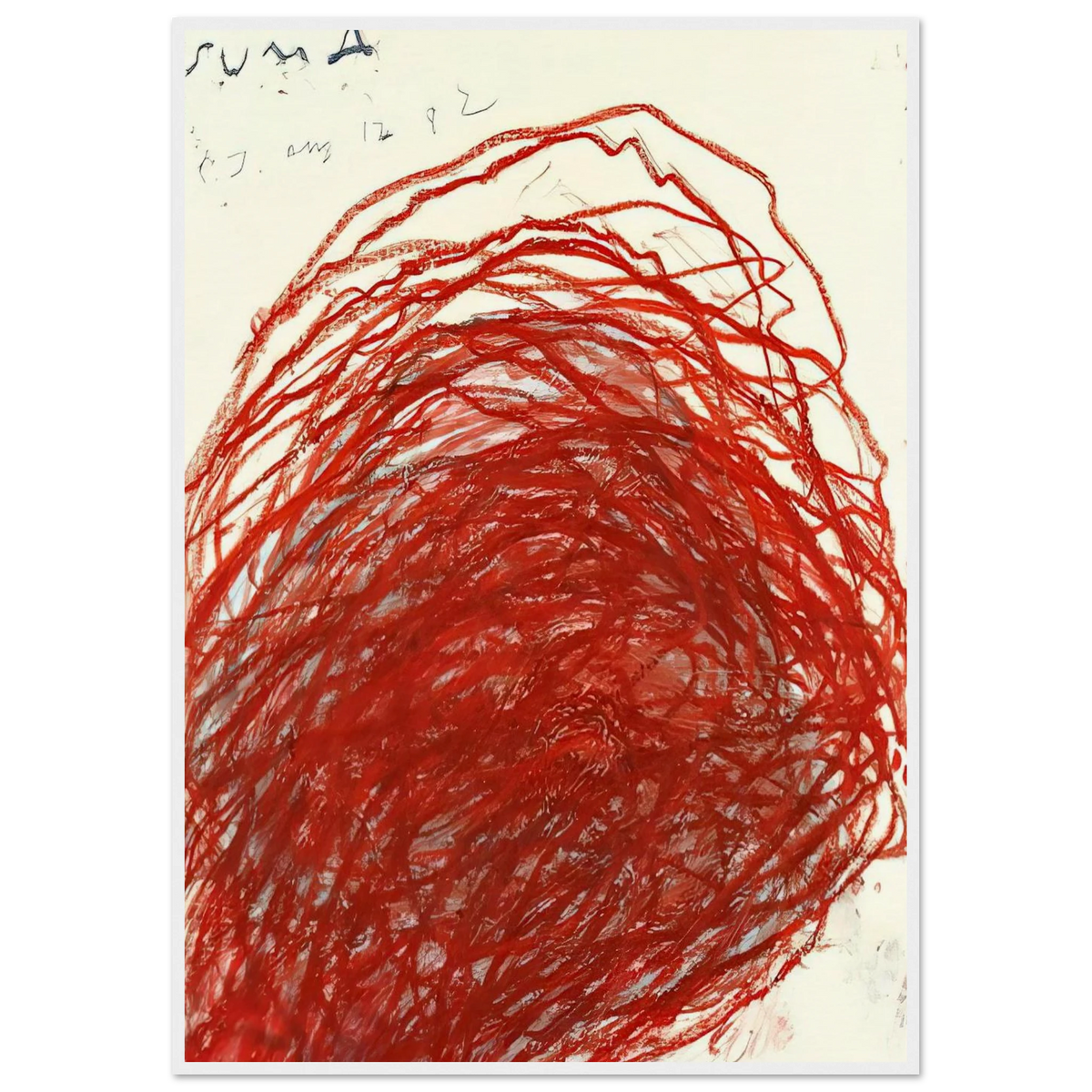 Suma Framed Poster | Cy Twombly Framed Prints Wall Art | Cy Twombly Store