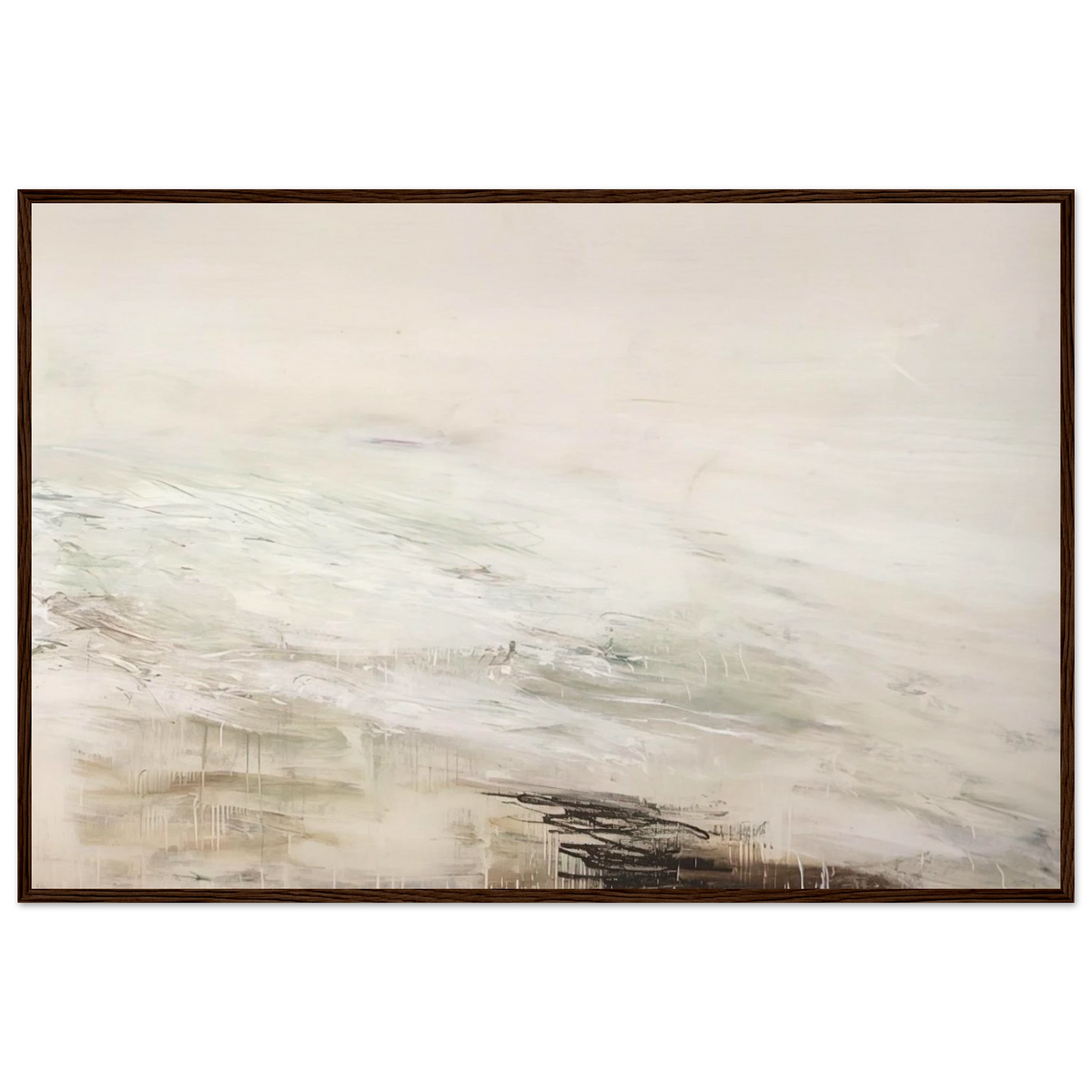 Hero and Leandro  A Painting in Four Parts  Part II Framed Poster | Cy Twombly Framed Prints Wall Art | Cy Twombly Store