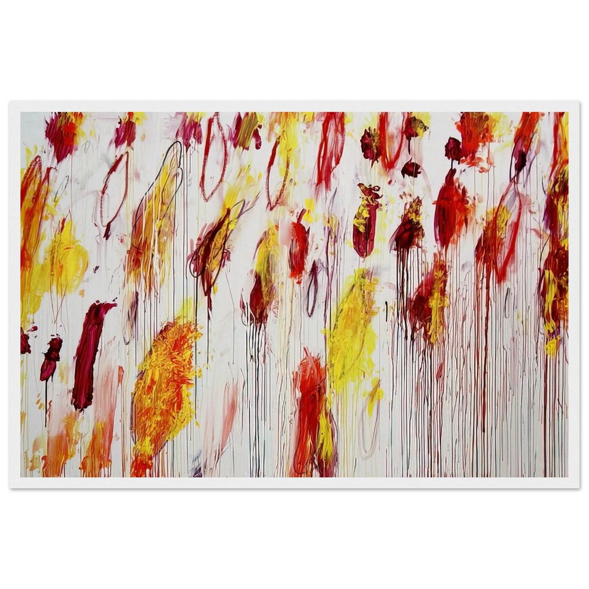 Lepanto, Part IV Framed Poster | Cy Twombly Framed Prints Wall Art | Cy Twombly Store