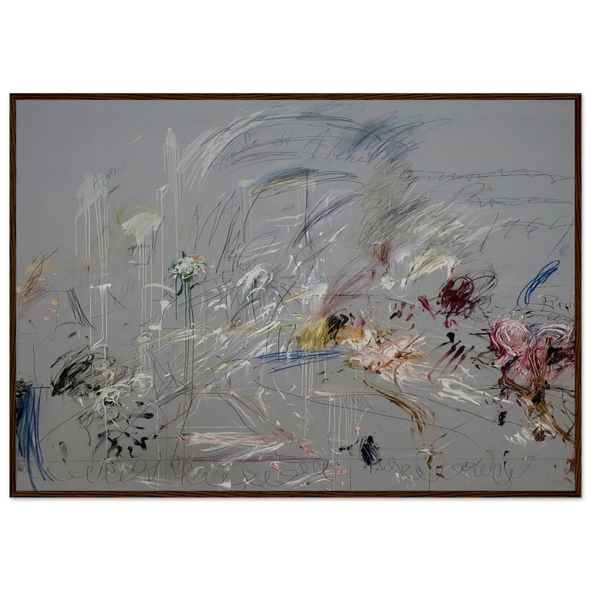 School of Athens Framed Poster | Cy Twombly Framed Prints Wall Art | Cy Twombly Store