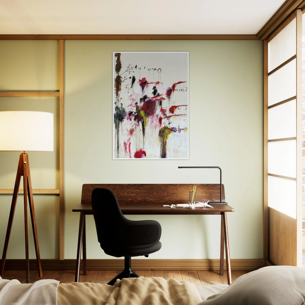 Quattro Stagioni II. Autunno Framed Poster | Cy Twombly Framed Prints Wall Art | Cy Twombly Store