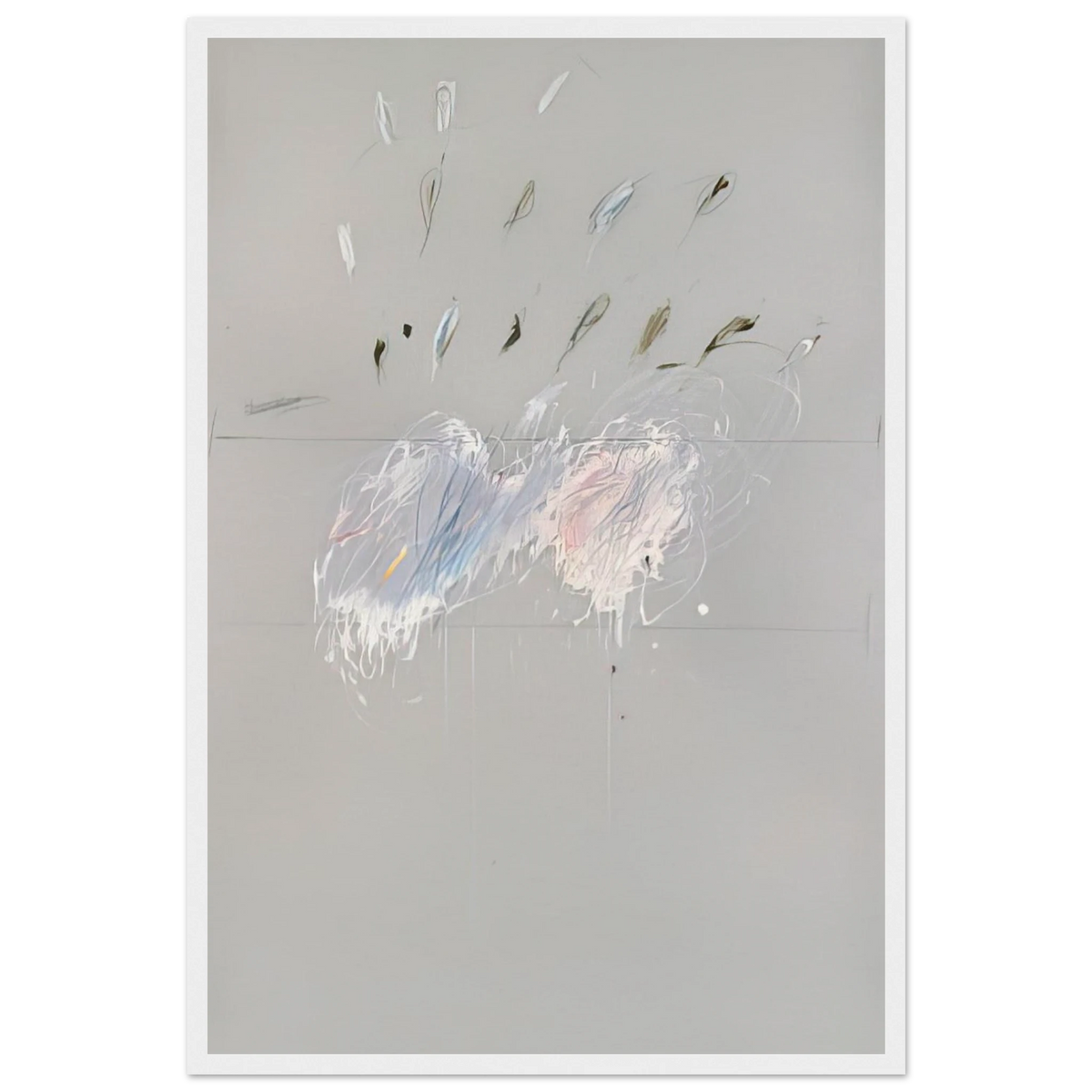 Nine Discourses on Commodus, Part VI Framed Poster | Cy Twombly Framed Prints Wall Art | Cy Twombly Store