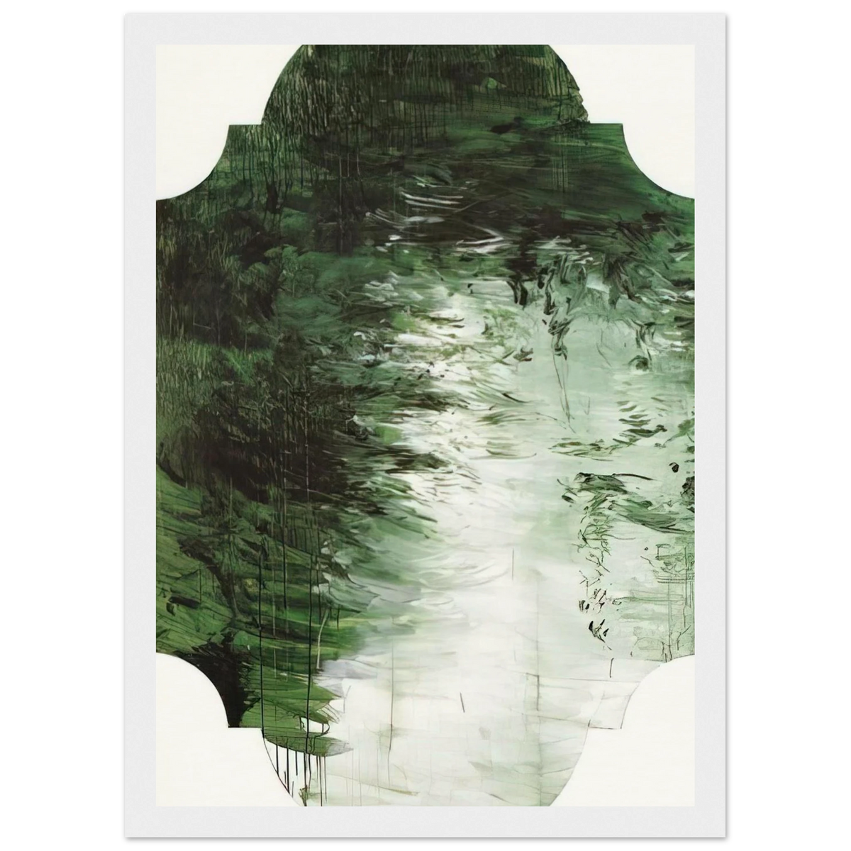 Untitled Part V Framed Poster | Cy Twombly Framed Prints Wall Art | Cy Twombly Store