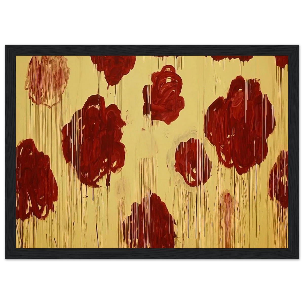 Untitled,  Blooming, A Scattering of Blossoms & Other Things  Framed Poster | Cy Twombly Framed Prints Wall Art | Cy Twombly Store