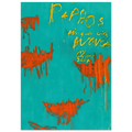 Leaving Paphos Ringed With Waves III Poster | Cy Twombly Poster | Cy Twombly Store