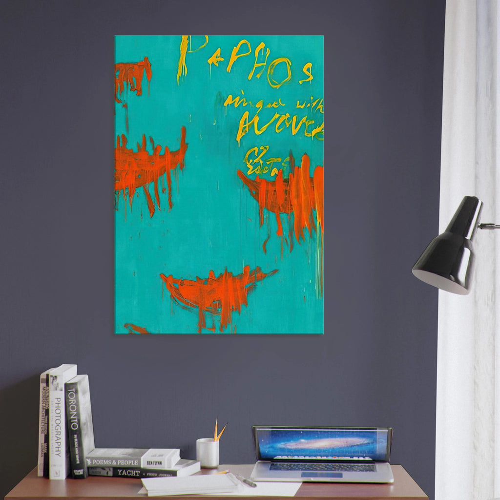 Leaving Paphos Ringed With Waves III Canvas | Cy Twombly Canvas | Cy Twombly Store