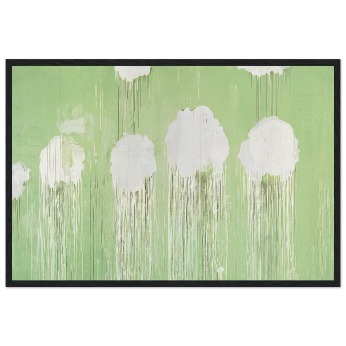Untitled,  Peony Blossom Painting  Framed Poster | Cy Twombly Framed Prints Wall Art | Cy Twombly Store