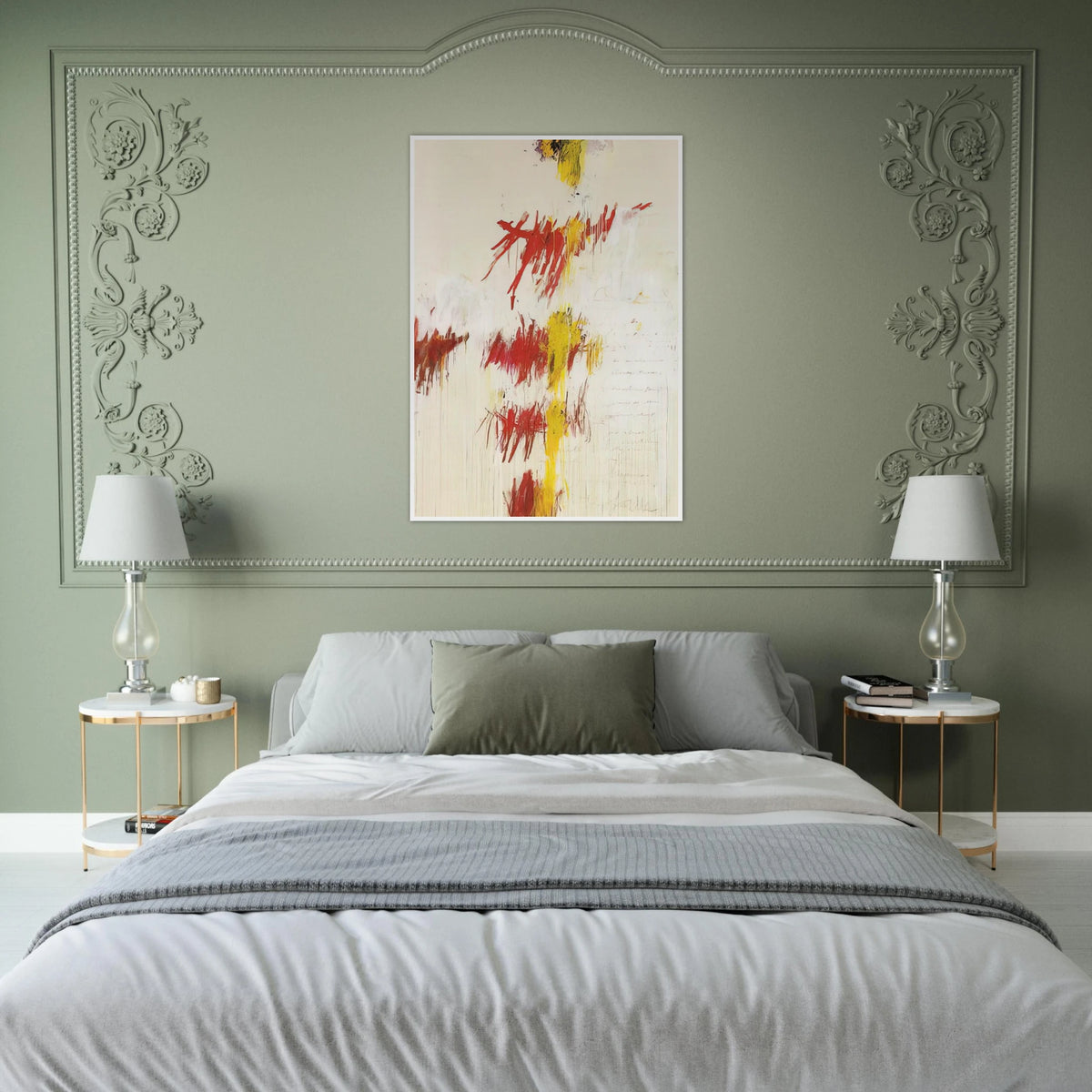 Quattro Stagioni II. Primavera Framed Poster | Cy Twombly Framed Prints Wall Art | Cy Twombly Store