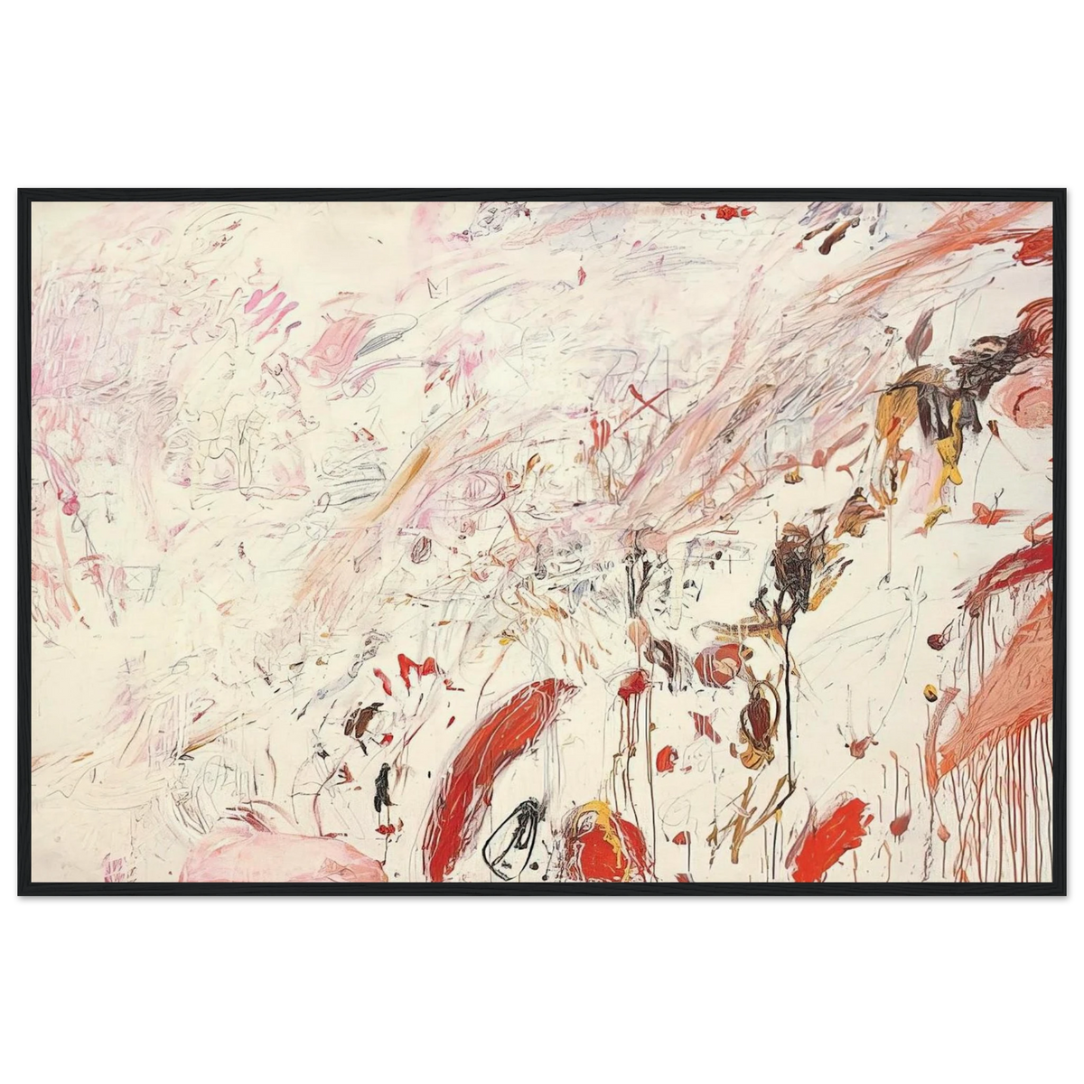 Ferragosto III Framed Poster | Cy Twombly Framed Prints Wall Art | Cy Twombly Store
