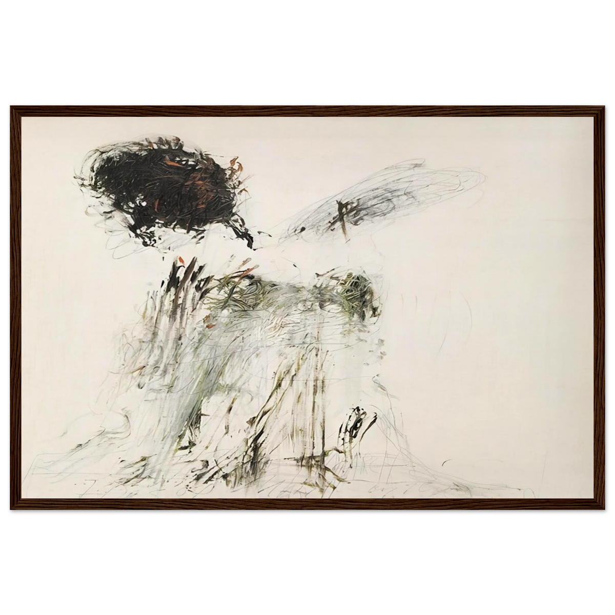 Ides of March Framed Poster | Cy Twombly Framed Prints Wall Art | Cy Twombly Store