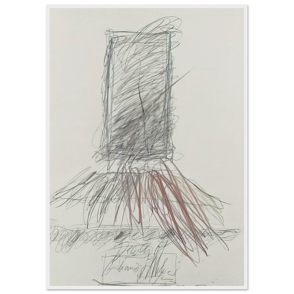 Death of Giuliano De'Medici Framed Poster | Cy Twombly Framed Prints Wall Art | Cy Twombly Store